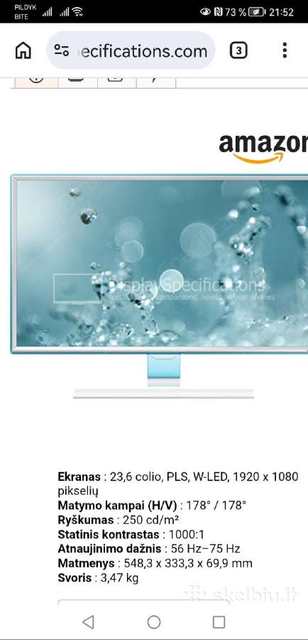 Samsung monitorius ls24e391 - nuotraukos Nr. 4