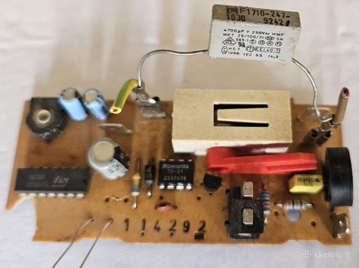 Elektroninė plokštė Rowenta Z 216692 B, E125498 - nuotraukos Nr. 2