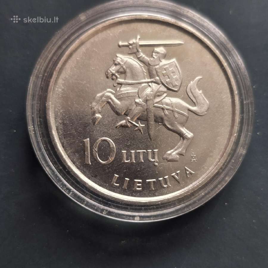 Lietuva 1993 10lt Darius ir Girėnas Unc - nuotraukos Nr. 2