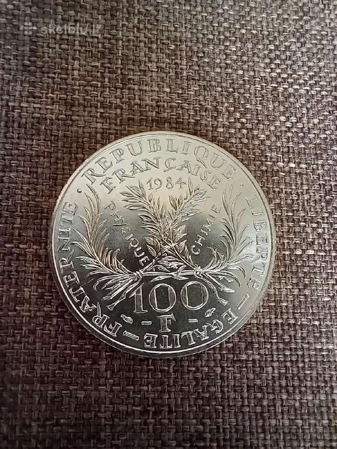 100 frankų 1984 m. 15 gr. - nuotraukos Nr. 2