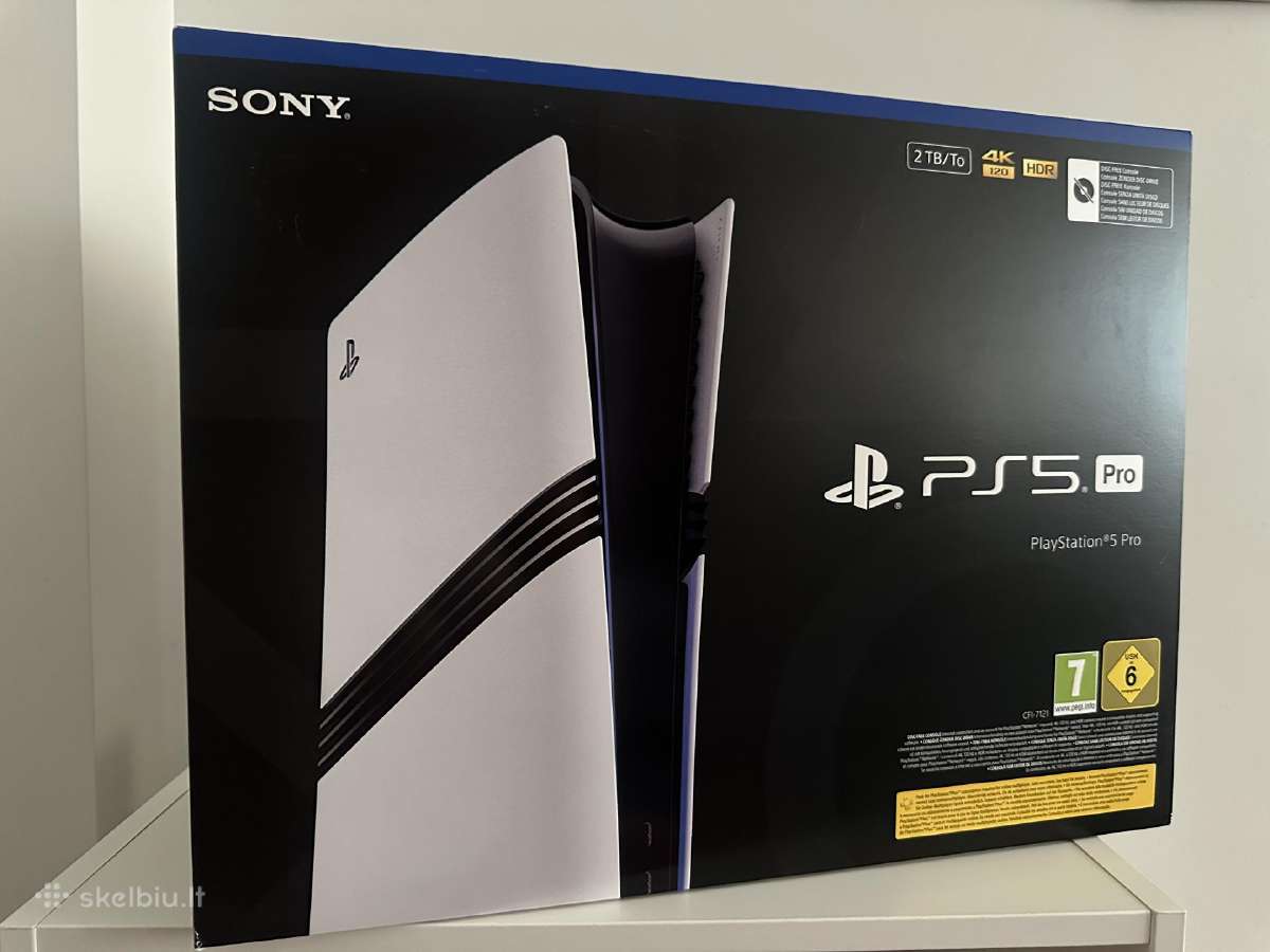Parduodu nauja, neispakuota ps5 pro 2tb