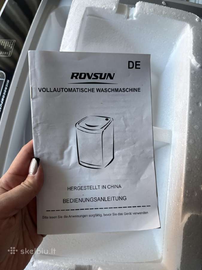 Nauja pilnai automatinė skalbimo mašina Rovsun - nuotraukos Nr. 5