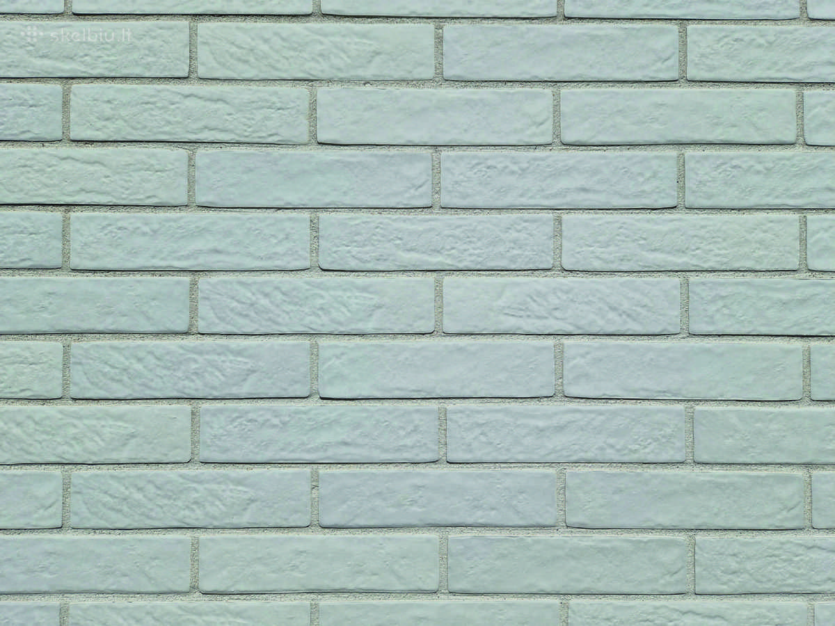 Baltos spalvos apdailos Klinkerio plytelės - nuotraukos Nr. 4