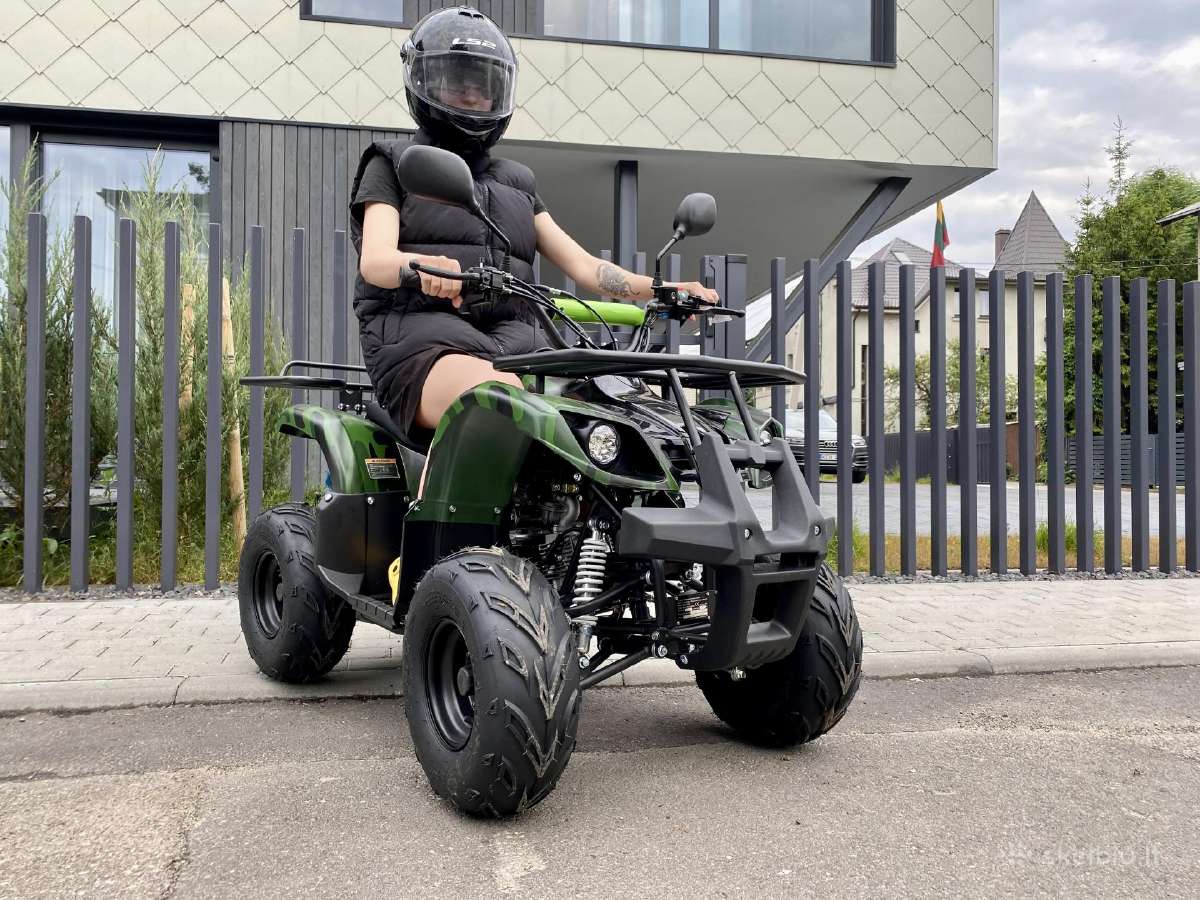 Naujas keturratis Grizzly 130cc 2026m