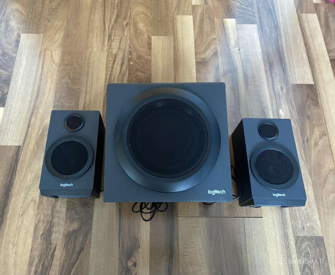 Logitech Z333 2.1 kolonėlės su subwooferiu