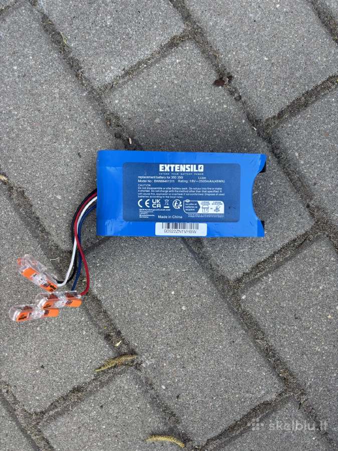 Žolės pjovimo robotų akumuliatorius