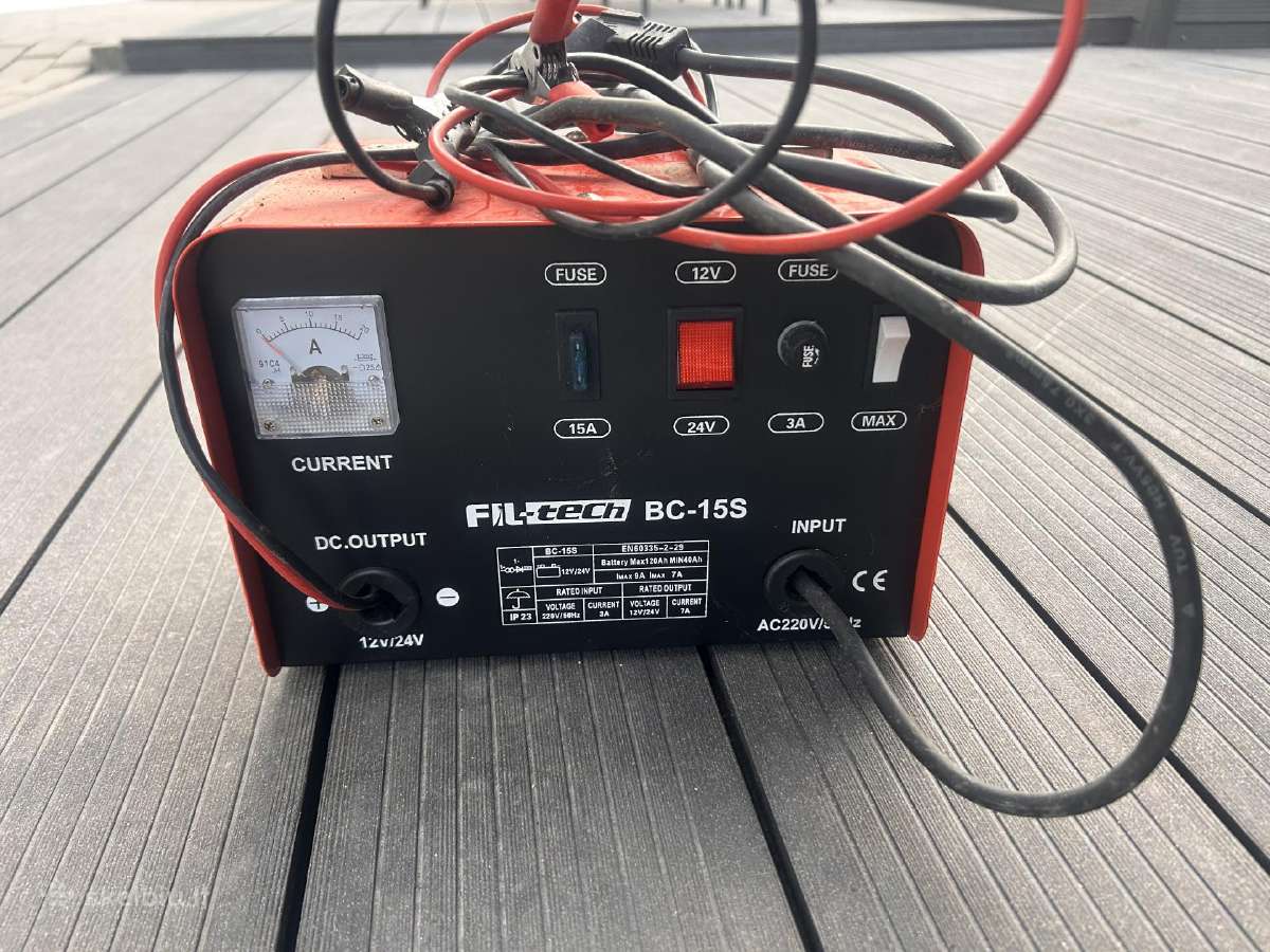 Akumuliatoriaus įkroviklis Filtech Bc-15s, 12 - 24
