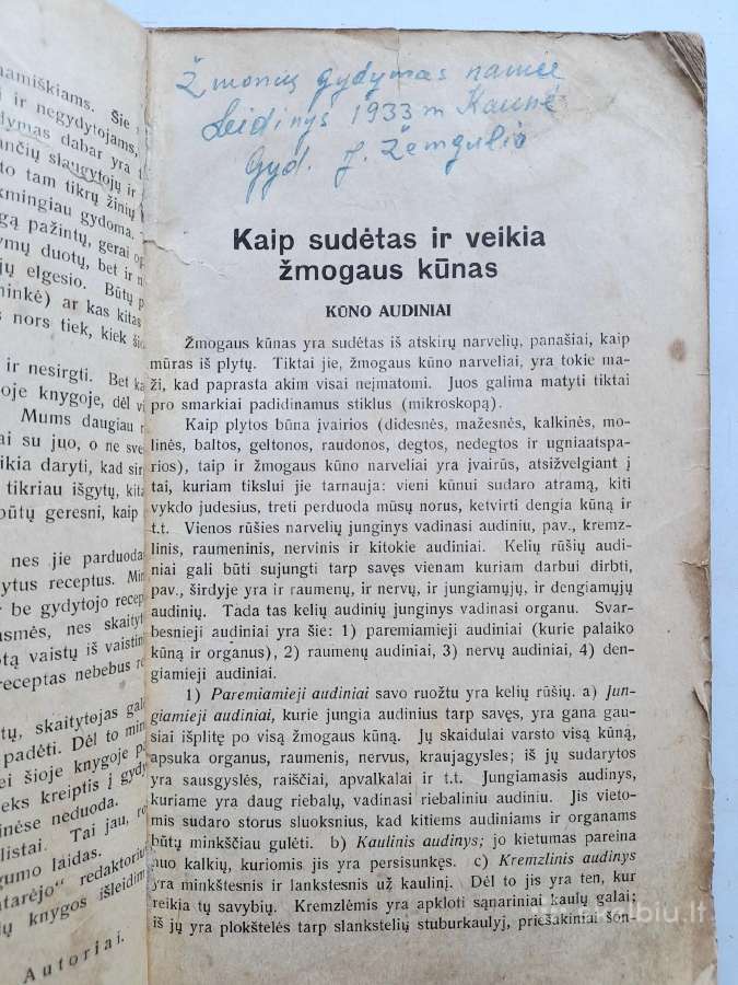 Žmonių Gydymas Namie 1933m. - nuotraukos Nr. 2