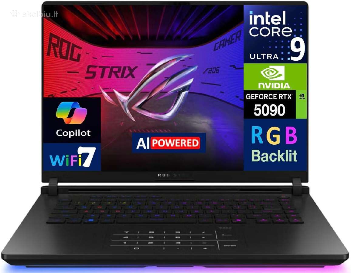 Asus Rog Strix Scar Ultra 9-275hx, Rtx 5090 64 GB - nuotraukos Nr. 3