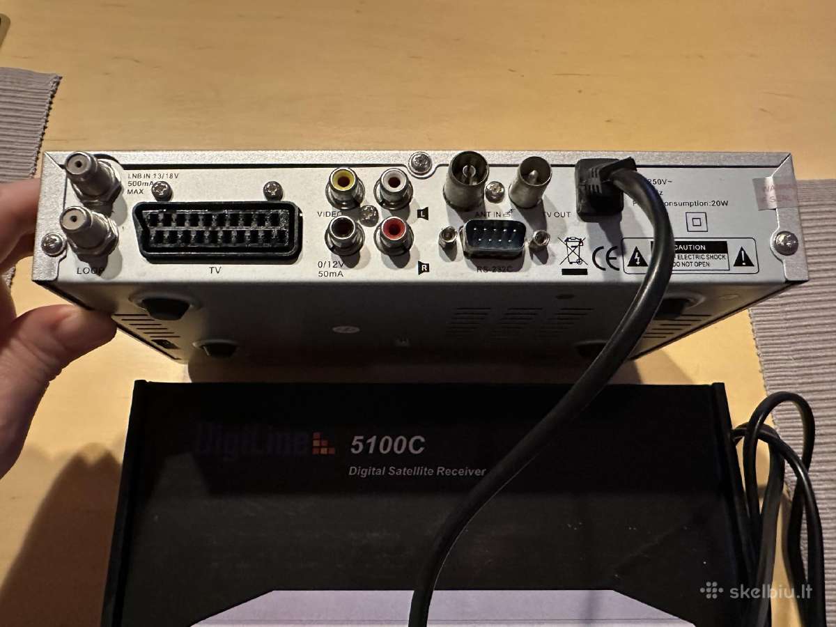 Satelitinės TV imtuvas Digiline 5100c - nuotraukos Nr. 5