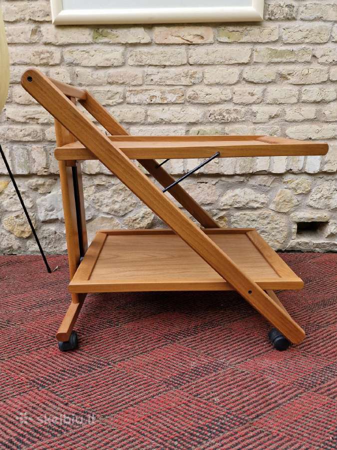 Vintažinis mid century serviravimo staliukas - nuotraukos Nr. 2