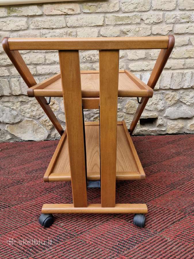 Vintažinis mid century serviravimo staliukas - nuotraukos Nr. 3