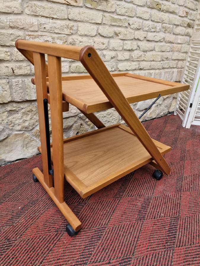 Vintažinis mid century serviravimo staliukas - nuotraukos Nr. 4