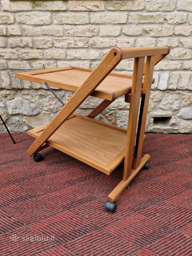 Vintažinis mid century serviravimo staliukas - nuotraukos Nr. 5