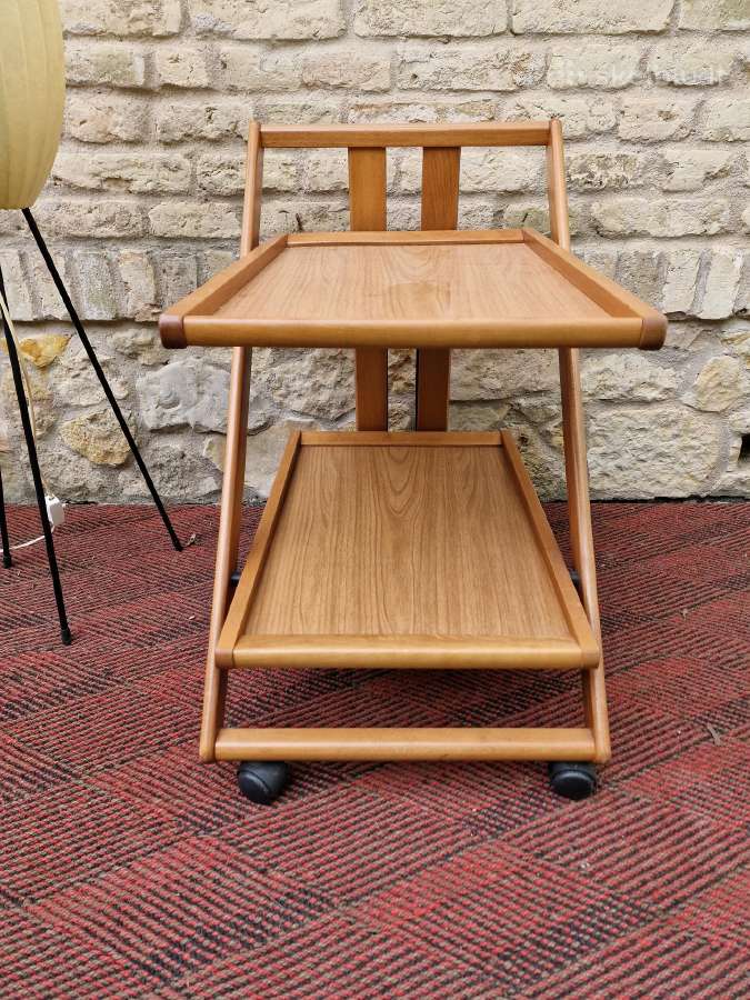 Vintažinis mid century serviravimo staliukas - nuotraukos Nr. 7