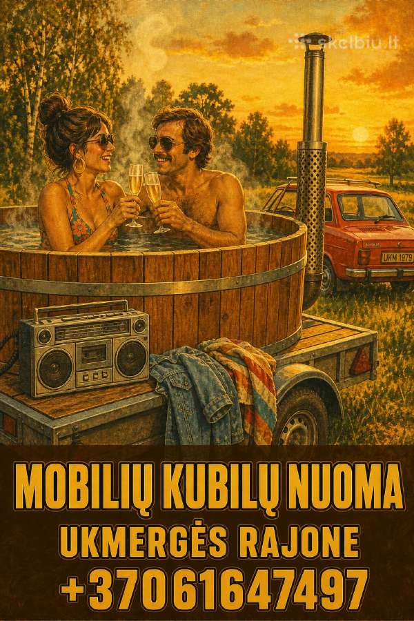Mobilaus kubilo nuoma Ukmergės rajone