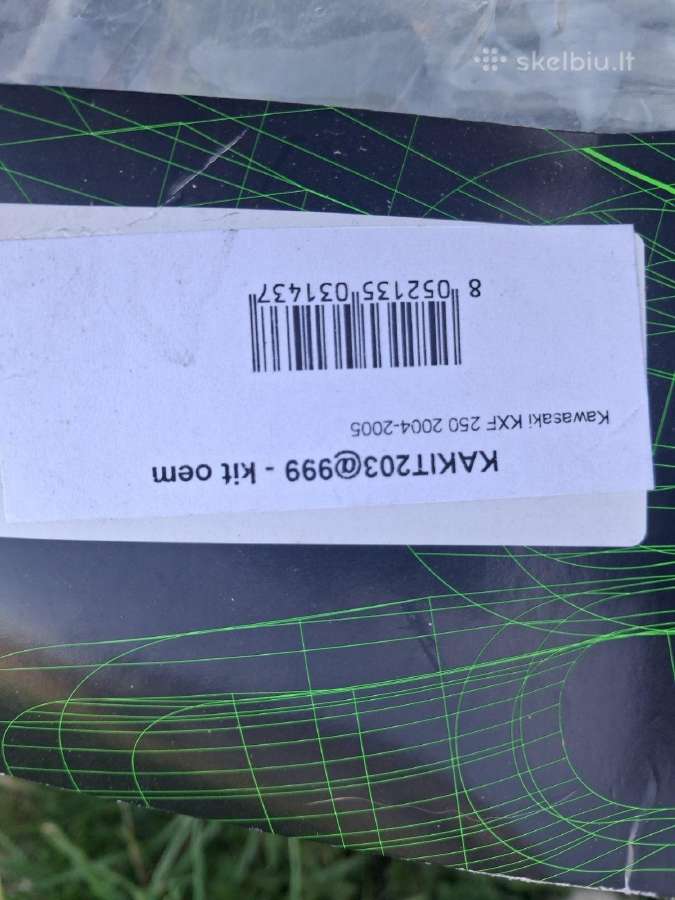 Kawasaki Kxf250 plastikai - nuotraukos Nr. 2