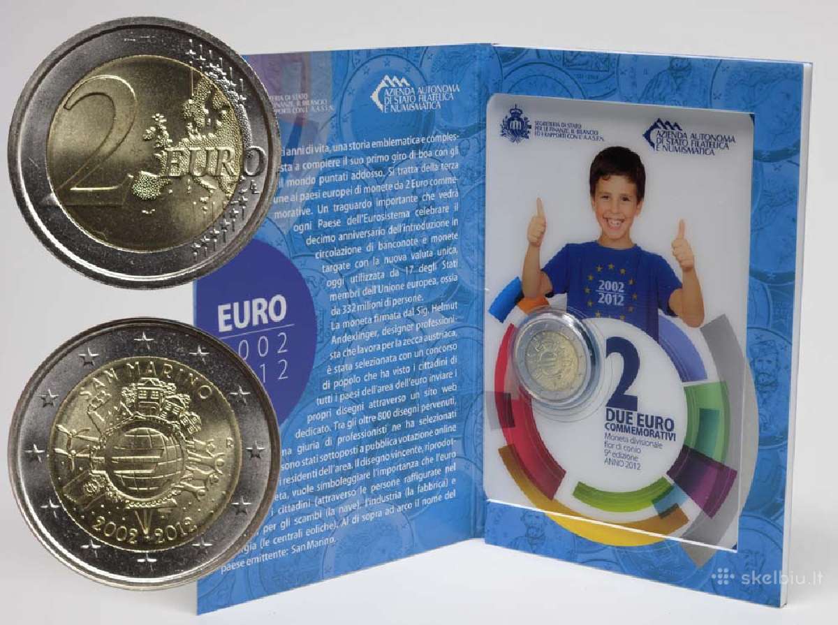 San Marino progines euro monetos pigiai - nuotraukos Nr. 11