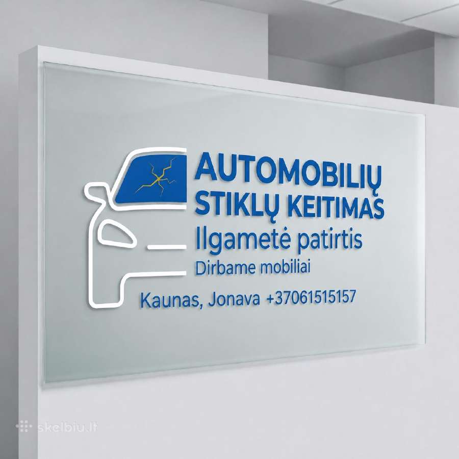 Automobilių stiklų keitimas – atvykstu pas Jus!