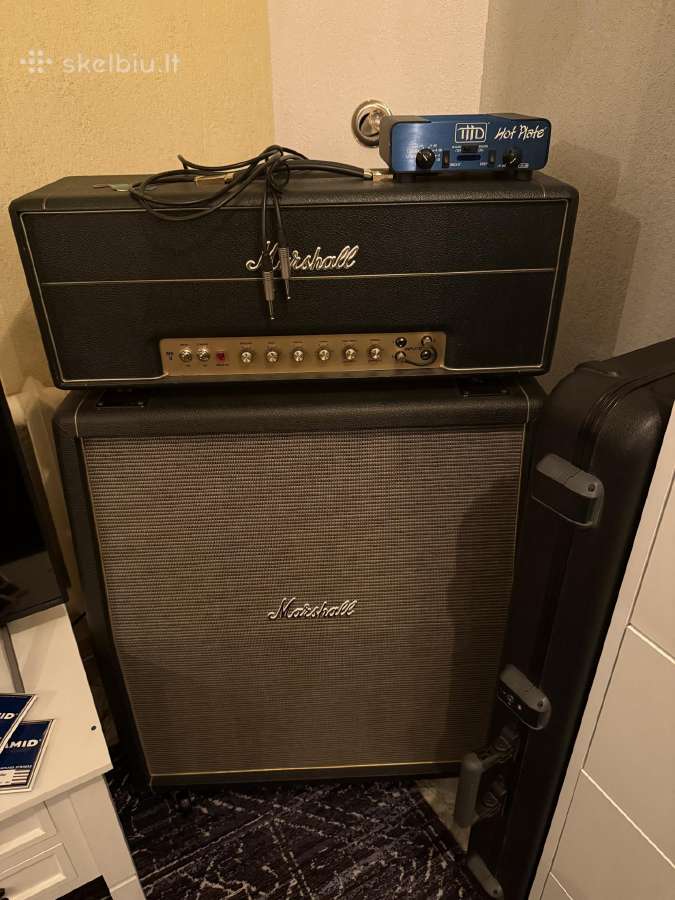 Marshall slp 1959 lempinė galva + 1960tv kabas