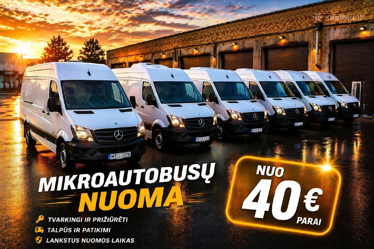 Mikroautobusu nuoma