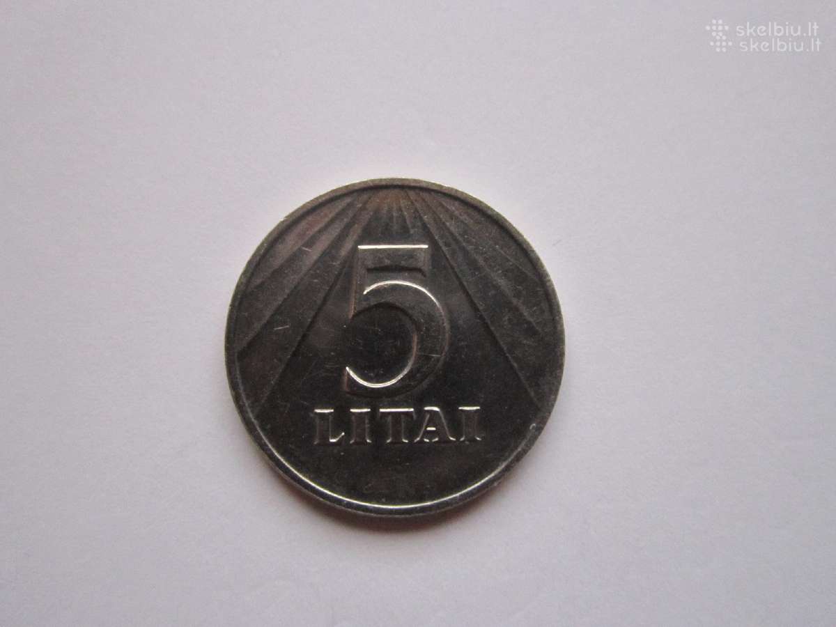 Pirksiu Lietuviškus 1991 metu 5 Litus