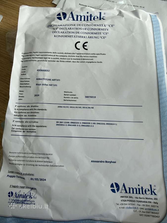 Smūginis šaldiklis Amitek - nuotraukos Nr. 6