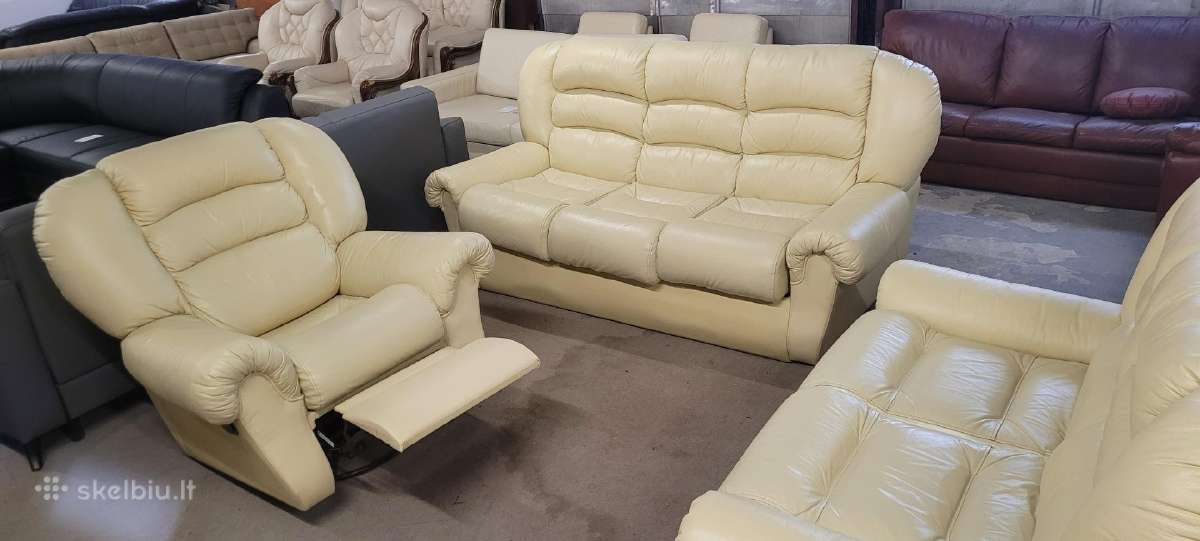 Odinis Reglainer Komplektas 3+2+1 Sofa - Lova