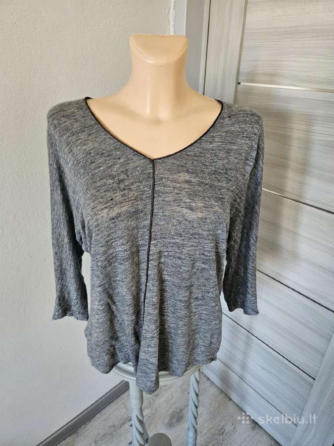 Pilka palaidinė Massimo Dutti - nuotraukos Nr. 3
