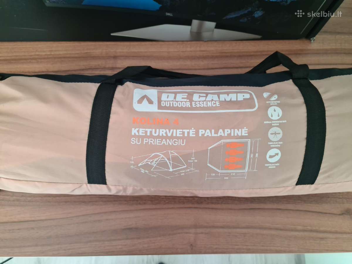 Keturvietė palapinė O.e. Camp Kolina 4