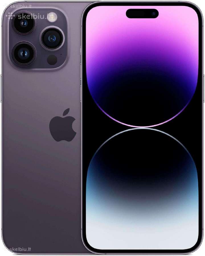 iPhone 14 Pro Max 512 GB (Dual Sim) Deep Purple - nuotraukos Nr. 2