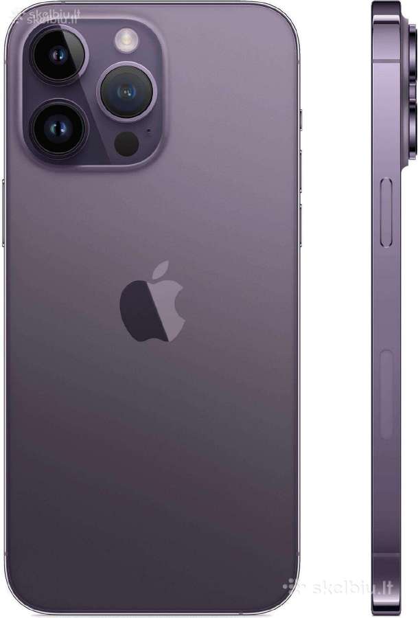 iPhone 14 Pro Max 512 GB (Dual Sim) Deep Purple - nuotraukos Nr. 3