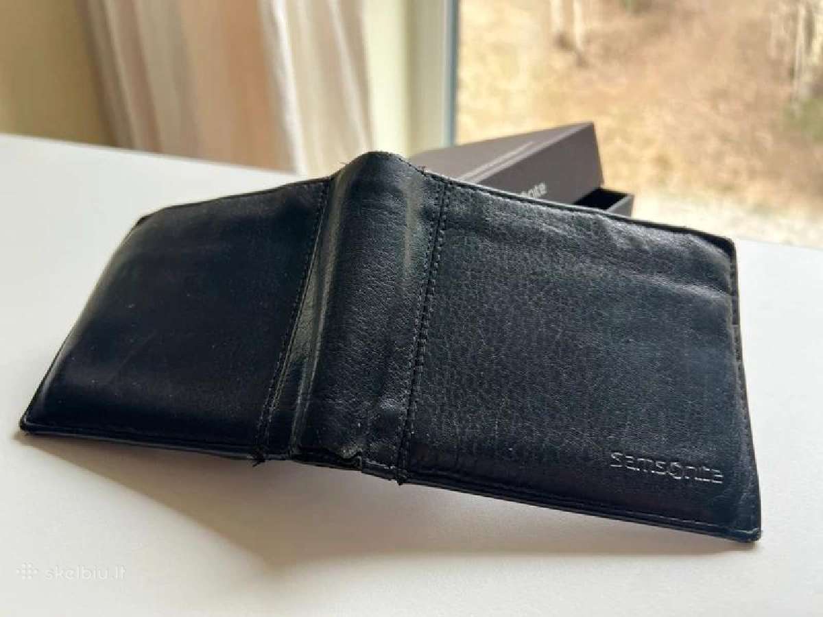 Samsonite odinė piniginė 5 Eur - nuotraukos Nr. 2