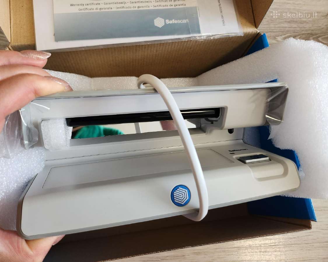 Pinigų tikrinimo aparatas Uv Safescan 70, pilkas - nuotraukos Nr. 5