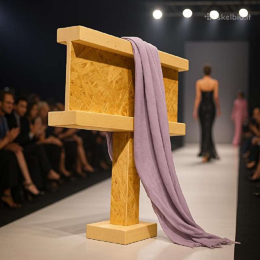 I-beam, dvitėjinės sijos stogams, perdangai.
