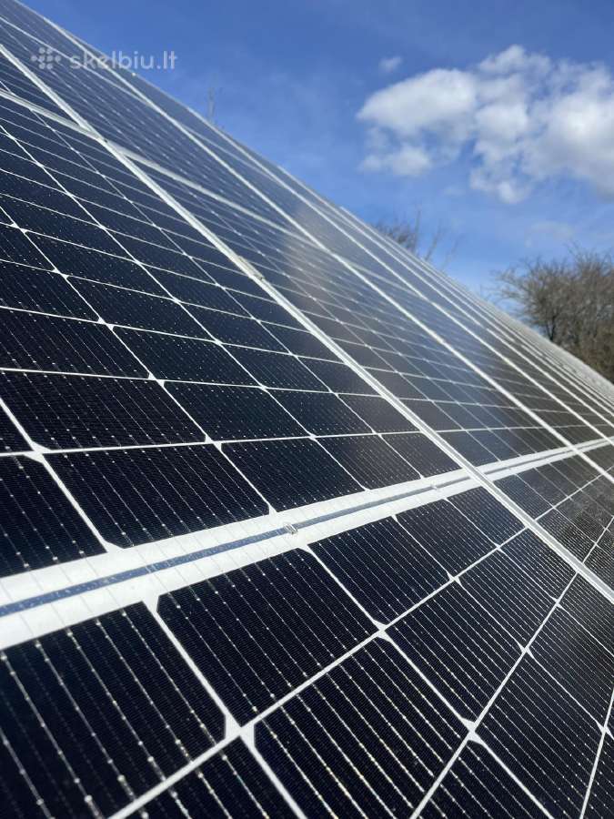 Saulės elektrinių ir pakrovimo stotelių remontas