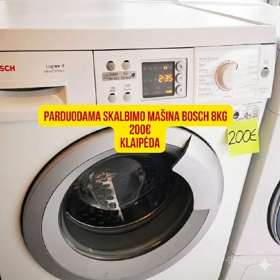 Skalbimo mašina Bosch 8kg