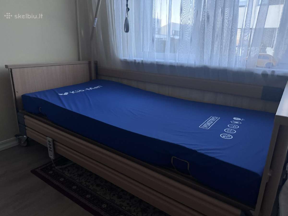 Slaugos lova (nenaudota) su čiužiniu