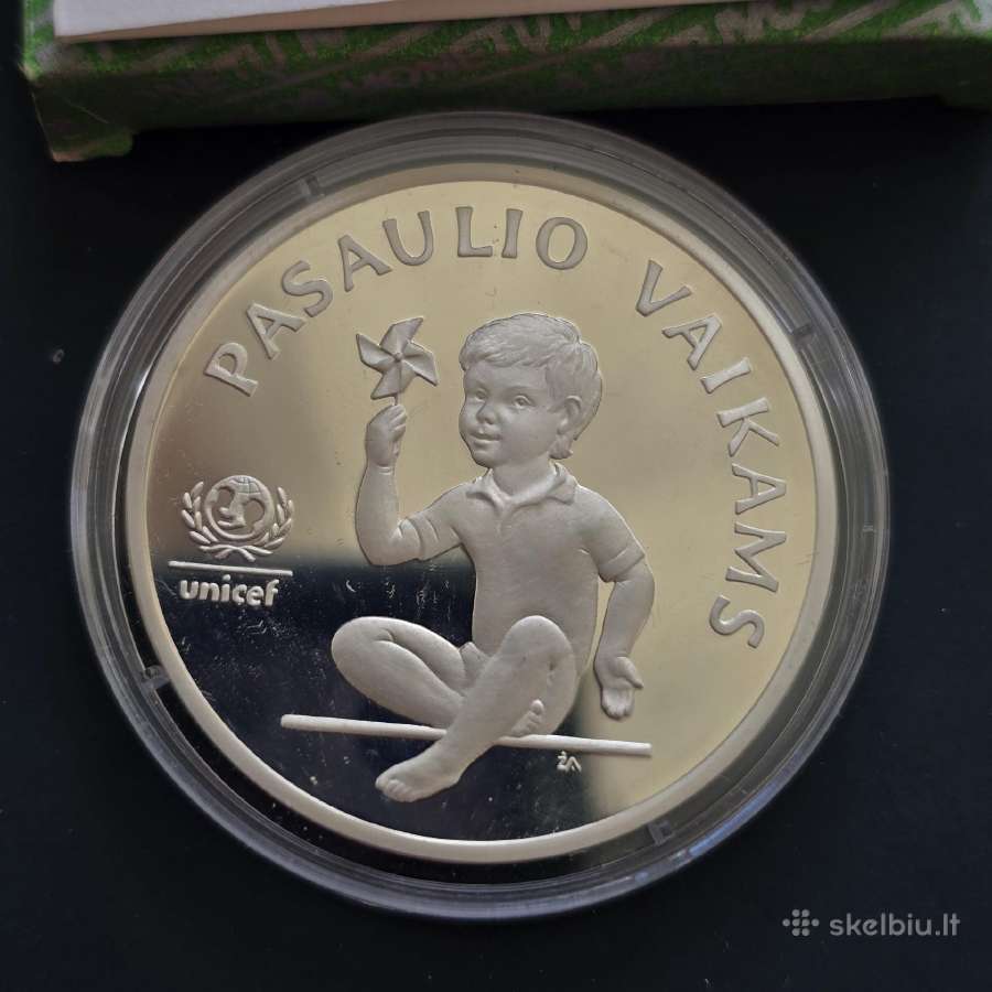 Lietuva 1998 5lt Pasaulio vaikams Unicef - nuotraukos Nr. 2