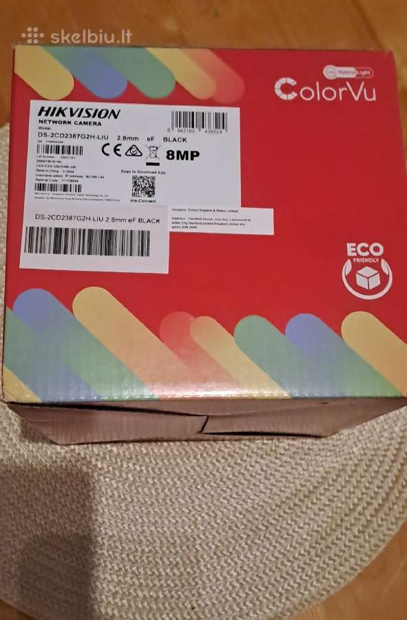 Ip kamera Hikvision DS-2cd2387g2h-liu 2.8mm, juoda - nuotraukos Nr. 2