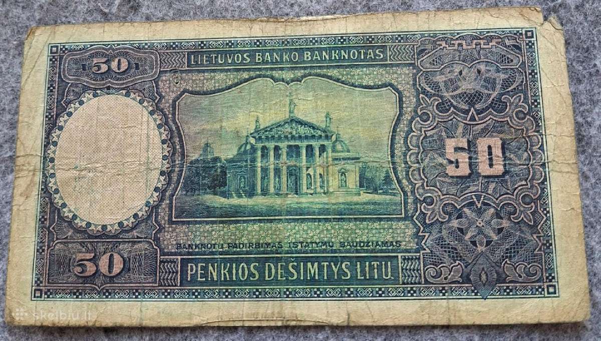 50 litų 1928m. - nuotraukos Nr. 2