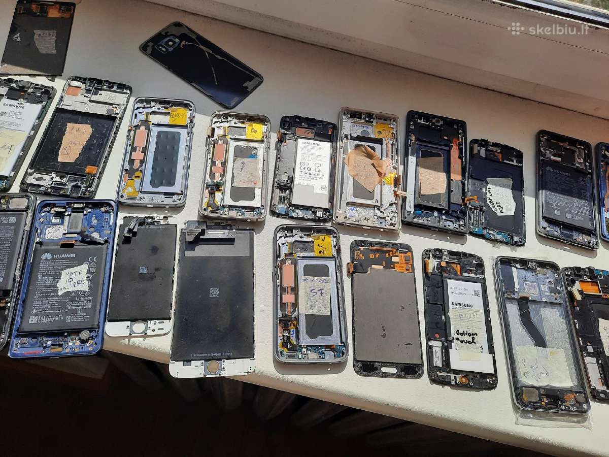 Telefono dalys priekine dalis ekranas baterija - nuotraukos Nr. 2