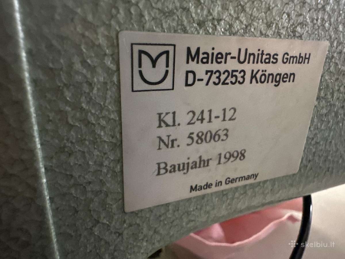 Maier 241-12 paslėpto dygsnio siuvimo mašina - nuotraukos Nr. 3