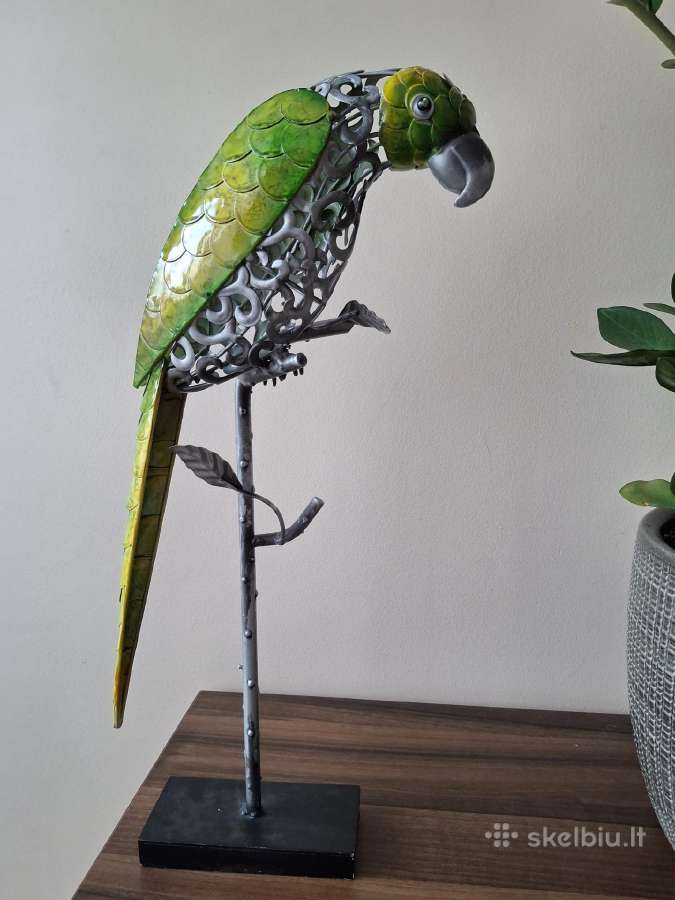 Dekoratyvinė pastatoma papūga - nuotraukos Nr. 2