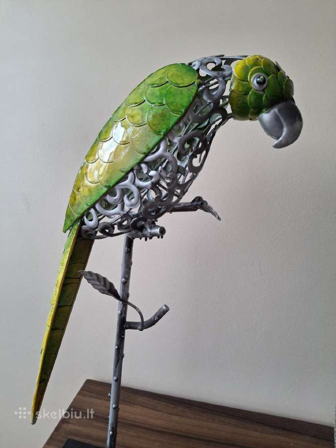 Dekoratyvinė pastatoma papūga - nuotraukos Nr. 3