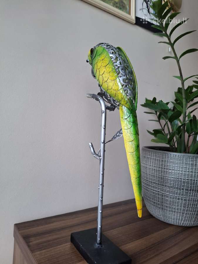 Dekoratyvinė pastatoma papūga - nuotraukos Nr. 7