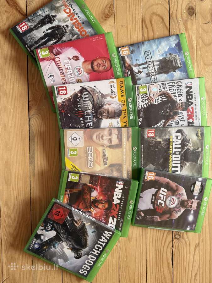 Xbox One S White 1tb (2 pulteliai+10 žaidimų) - nuotraukos Nr. 4