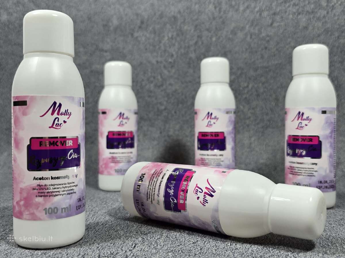 Gelinio lako nuėmėjas su lanolinu Molly Remover