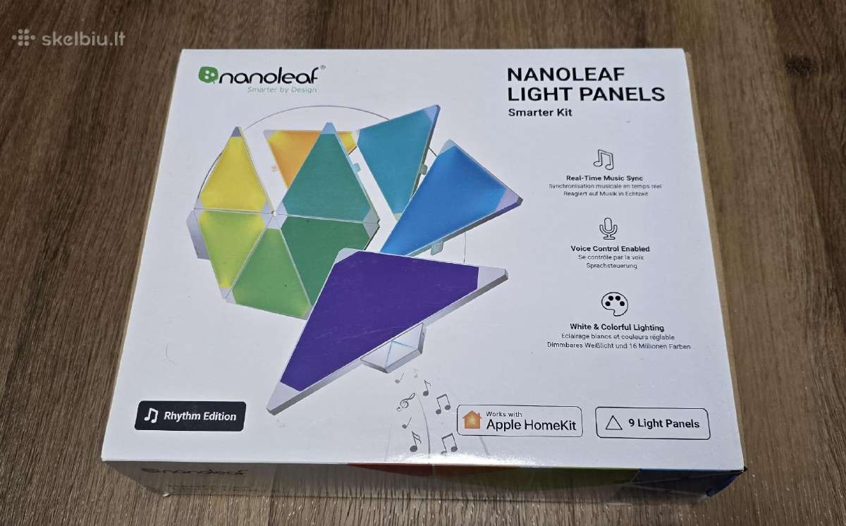 Nanoleaf starter kit 9 panelės