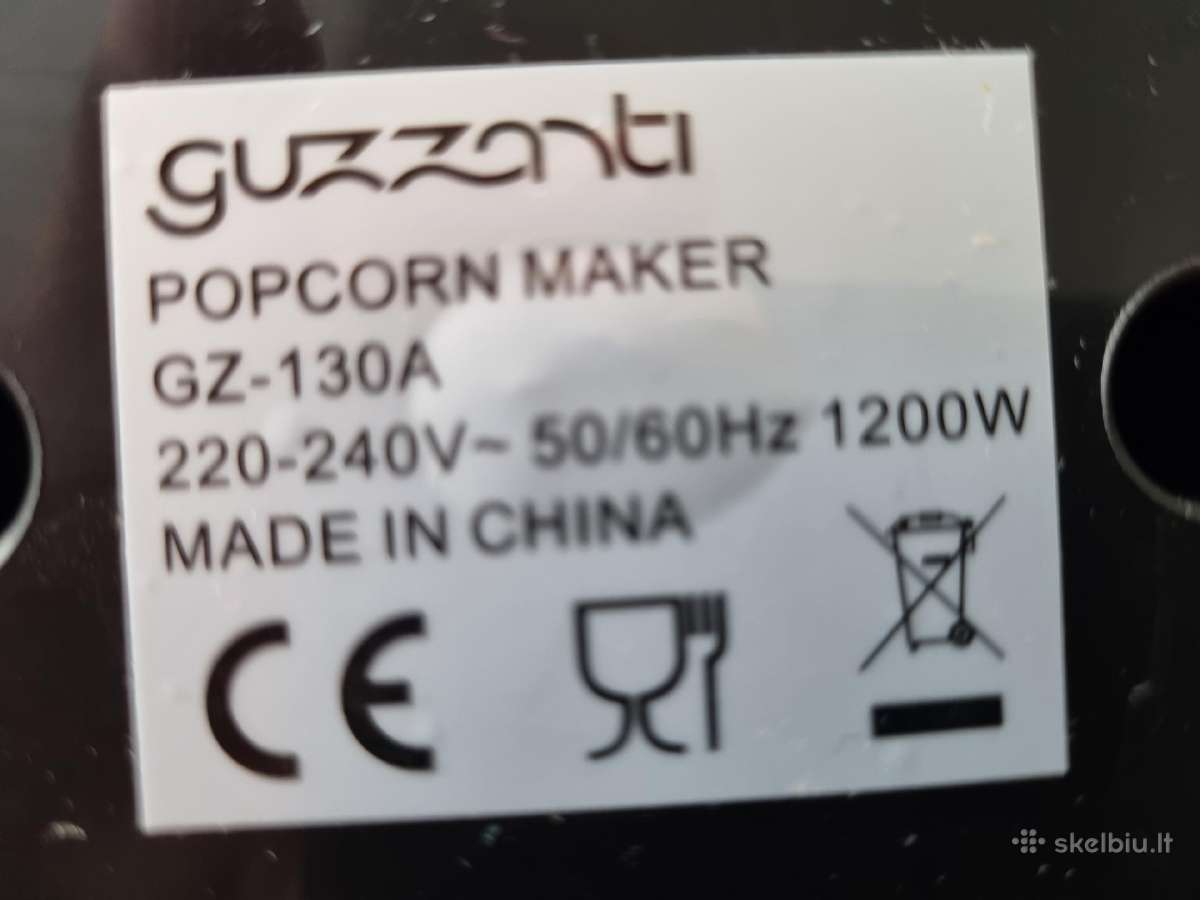 Spragėsių gaminino aparatas Guzzanti Gz 130a - nuotraukos Nr. 4